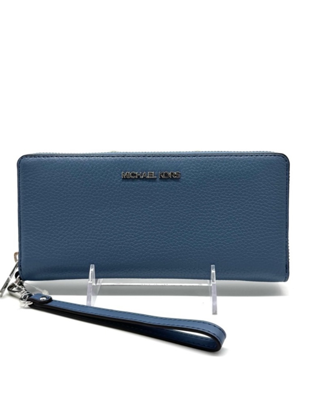 Michael Kors Large Continental Wallet Denim Blue - Picture 3 of 9